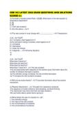 CEM 142 LATEST 2026 EXAM QUESTIONS AND SOLUTIONS SCORED