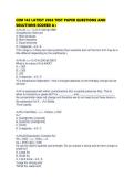CEM 142 LATEST 2026 TEST PAPER QUESTIONS AND SOLUTIONS SCORED