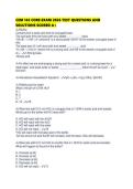CEM 142 CORE EXAM 2026 TEST QUESTIONS AND SOLUTIONS SCORED