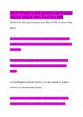 TSCP 2 Exam&vert; Actual questions and answers&vert; Already graded&vert; 100&percnt; Pass&vert; New 2026
