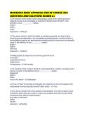 MCKISSOCK BASIC APPRAISAL END OF COURSE 2026 QUESTIONS AND SOLUTIONS SCORED