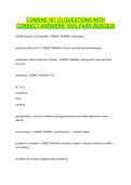 COMSAE 107 &lpar;3&rpar; QUESTIONS WITH CORRECT ANSWERS 100&percnt; PASS 2025&sol;2026