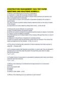 CONSTRUCTION MANAGEMENT 2026 TEST PAPER QUESTIONS AND SOLUTIONS SCORED A&period;pdf