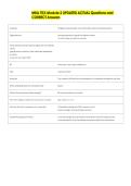 MBA 703-Module 2 UPDATED ACTUAL Questions and  CORRECT Answers 