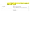 MBA 703 Module 2 - Darban &plus; UPDATED ACTUAL Questions  and CORRECT Answers