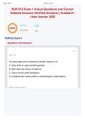 NUR 612 Exam 1 Actual Questions and Correct Detailed Answers &lpar;Verified Answers&rpar; &vert; Graded A&plus; &vert; New Version 2026