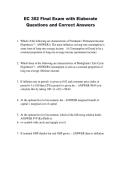EC 302 Final Exam with Elaborate  Questions and Correct Answers 