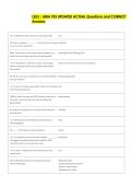 LSUS &vert; MBA 703 UPDATED ACTUAL Questions and CORRECT  Answers