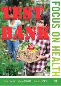 Focus on Health 11th Edition Test Bank PDF &vert; Chapter-by-Chapter Practice Questions with Verified Answers
