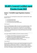 MLBPA General Certified Agent Practice Exam 2025