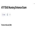 ATI TEAS Nursing Entrance Exam Test Bank PDF &vert; Verified Questions & Answers &vert; Updated Latest 2025&ndash;2026 &vert; Grade A&plus;