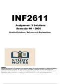 INF2611 - ASSIGNMENT 3 SOLUTIONS &lpar; SEMESTER 1 2026 &rpar;