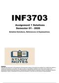 INF3703 - ASSIGNMENT 1 SOLUTIONS &lpar; SEMESTER 1 2026 &rpar;