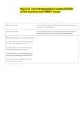 WGU D101 Cost and Managerial Accounting UPDATED  ACTUAL Questions and CORRECT Answers