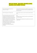 RED FLAG MANIA - WGU D223&comma; UPDATED ACTUAL  Questions and CORRECT Answers