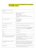 D352 Section 1 Study Guide UPDATED ACTUAL Questions  and CORRECT Answers