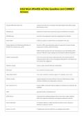 D352 WGU UPDATED ACTUAL Questions and CORRECT  Answers