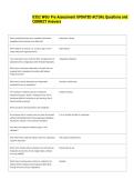D352 WGU Pre Assessment UPDATED ACTUAL Questions and  CORRECT Answers 