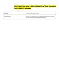 D352 WGU Test Advice 2026  UPDATED ACTUAL Questions  and CORRECT Answers