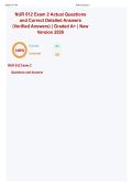 NUR 612 Exam 2 Actual Questions and Correct Detailed Answers &lpar;Verified Answers&rpar; &vert; Graded A&plus; &vert; New Version 2026
