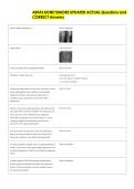 ABFAS BONE TUMORS UPDATED ACTUAL Questions and  CORRECT Answers 
