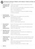 AOTA Board Certification Pediatrics &sol; Score 100&percnt; &sol; 2025 Update &sol; Module 1&colon; Federal & State Law
