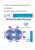 Test Bank for Introductory Mental Health Nursing 5th Edition  by Cynthia Kincheloe &vert;All Chapters &lpar;1-19&rpar;&vert; Expert Verified Answers &vert;Grade A&plus;