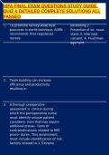 NIFA FINAL EXAM QUESTIONS STUDY GUIDE QUIZ & DETAILED COMPLETE SOLUTIONS ALL PASSED