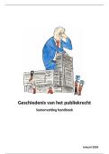 Samenvatting Handboek 'De rechstaat' - Geschiedenis van het publiekrecht - Geslaagd in eerste zit