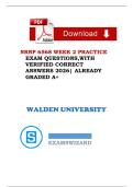 NRNP 6568 Week 2 Practice Exam Questions with Verified Correct Answers 2026 &vert; Already Graded A&plus;