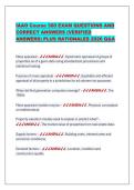 IAAO Course 300 EXAM QUESTIONS AND  CORRECT ANSWERS &lpar;VERIFIED  ANSWERS&rpar; PLUS RATIONALES 2026 Q&A
