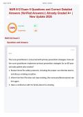 NUR 612 Exam 5 Questions and Correct Detailed Answers &lpar;Verified Answers&rpar; &vert; Already Graded A&plus; &vert; New Update 2026