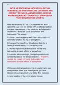  EMT-B NC STATE EXAM LATEST 2026 ACTUAL  VERIFIED EXAM WITH COMPLETE QUESTIONS AND  CORRECT DETAILED ANSWERS &lpar;100&percnt; VERIFIED  ANSWERS&rpar; &vert;ALREADY GRADED A&plus;&vert; &vert;&vert;PROFESSOR  VERIFIED&vert;&vert; &vert;&vert;NEWEST EXAM&excl;&excl;&excl;&vert;&vert;