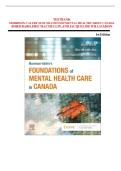 Test Bank for Valfre&rsquo;s Foundations of Mental Health Care in Canada&comma; 1st Edition &ndash; Complete Exam Questions & Answers