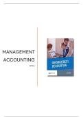 Samenvatting management accounting - geslaagd in 1e zit