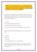 ABDSM Final Exam &vert; Dental Sleep Medicine Certification &vert; 2026 &vert; 100 Practice Questions with Verified Solutions