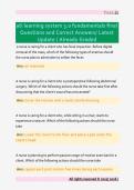 ati learning system 3&period;0 fundamentals final  Questions and Correct Answers&sol; Latest  Update &sol; Already Graded