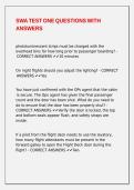 SWA TEST ONE QUESTIONS WITH ANSWERS