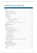 Samenvatting Pharmaceutical Medicine - KU LEUVEN