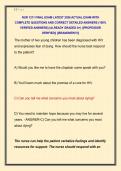 NUR 1211 FINAL EXAM LATEST 2026 ACTUAL EXAM WITH  COMPLETE QUESTIONS AND CORRECT DETAILED ANSWERS &lpar;100&percnt;  VERIFIED ANSWERS&rpar; &vert;ALREADY GRADED A&plus;&vert; &vert;&vert;PROFESSOR  VERIFIED&vert;&vert; &vert;&vert;BRANDNEW&excl;&excl;&excl;&vert;&vert;