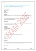 NR 507 Midterm Exam 2 &ndash; All Questions and 100&percnt; Correct Answers &lpar;3 Versions&rpar;&comma; Graded A&plus;&comma; Latest Update 2025