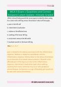 MCA II Exam 2 Questions and Correct  Answers&sol; Latest Update &sol; Already Graded