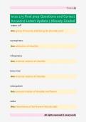exss 175 final prep Questions and Correct  Answers&sol; Latest Update &sol; Already Graded