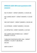 BREEZE A220-300 exam questions with answers