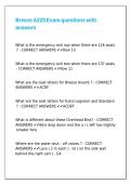 Breeze A220 Exam questions with answers&period;