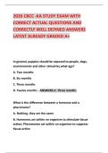 2026 CBCC -KA STUDY EXAM WITH CORRECT ACTUAL QUESTIONS AND CORRECTLY WELL DEFINED ANSWERS LATEST ALREADY GRADED A&plus;