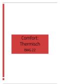Samenvatting -  Comfort thermisch &lpar;BIAG22&rpar;