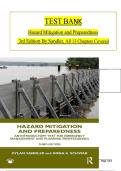 Full Test Bank for Hazard Mitigation and Preparedness&colon; An Introductory Text for Emergency Management and Planning Professionals 3rd Edition by Dylan Sandler and Anna K&period; Schwab Complete Coverage &lpar;Chapters 1-13&rpar; Verified Questions & Correct Answers Risk Ass