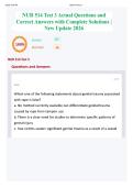 NUR 514 Test 3 Actual Questions and Correct Answers with Complete Solutions &vert; New Update 2026