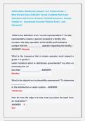 ADEQ Water Distribution Grades 1 & 2 Practice Exam &vert;&vert;              Most Recent Exam 2026&vert;2027 Actual Complete Real Exam  Questions And Correct Answers &lpar;Verified Answers&rpar; &vert; Already  Graded A&plus; &vert; Guaranteed Success&excl;&excl; Newest Exam &vert; Just  Released&excl;&excl;